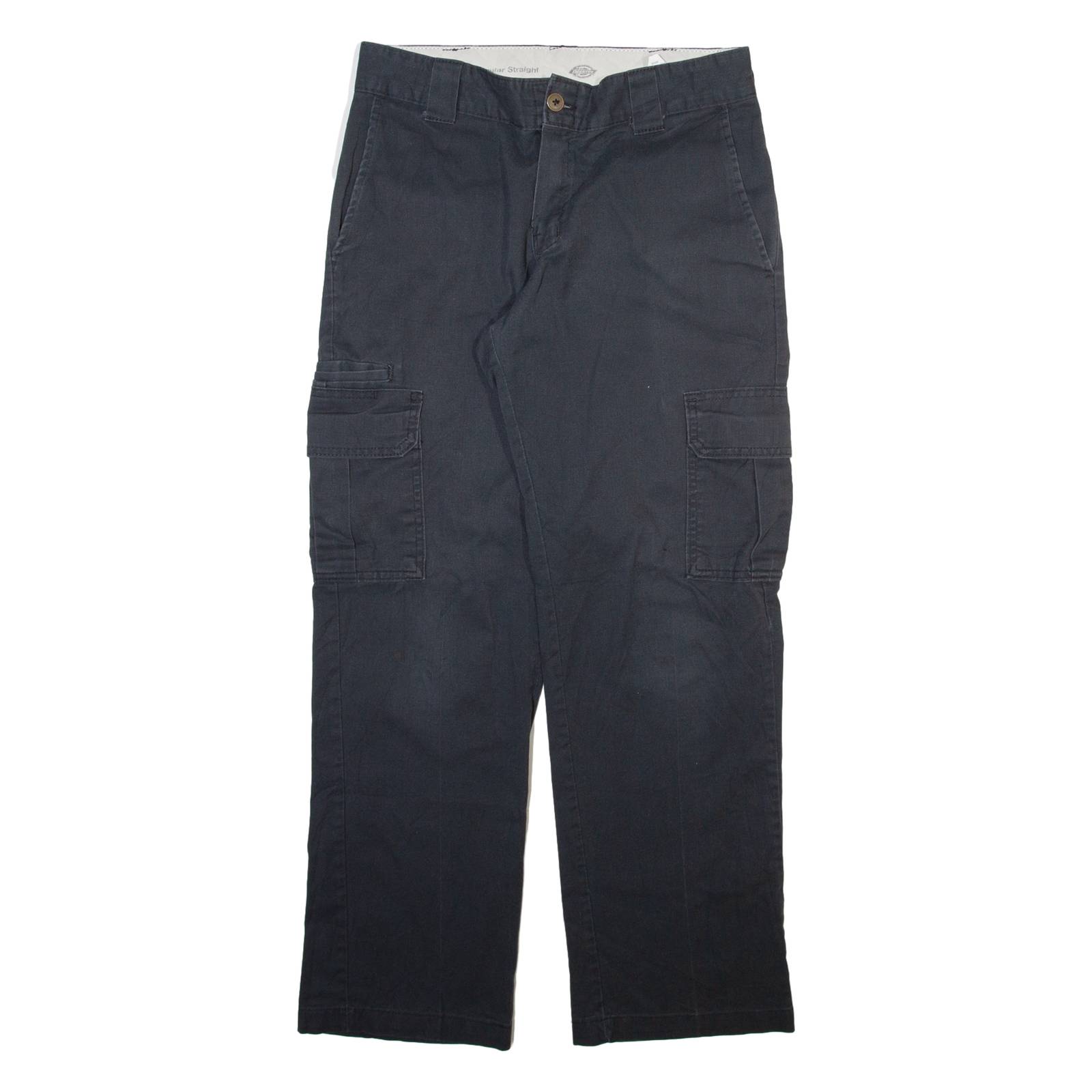 DICKIES Cargo Mens Trousers Grey Regular Straight W30 L30