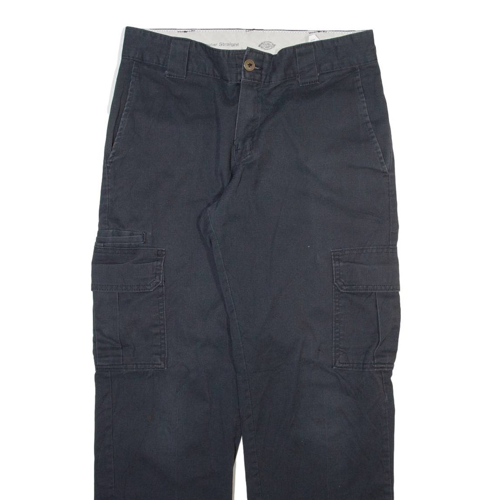 DICKIES Cargo Mens Trousers Grey Regular Straight W30 L30