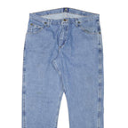 WRANGLER Mens Blue Regular Fit Straight Denim Jeans W37 L30 Classic Style