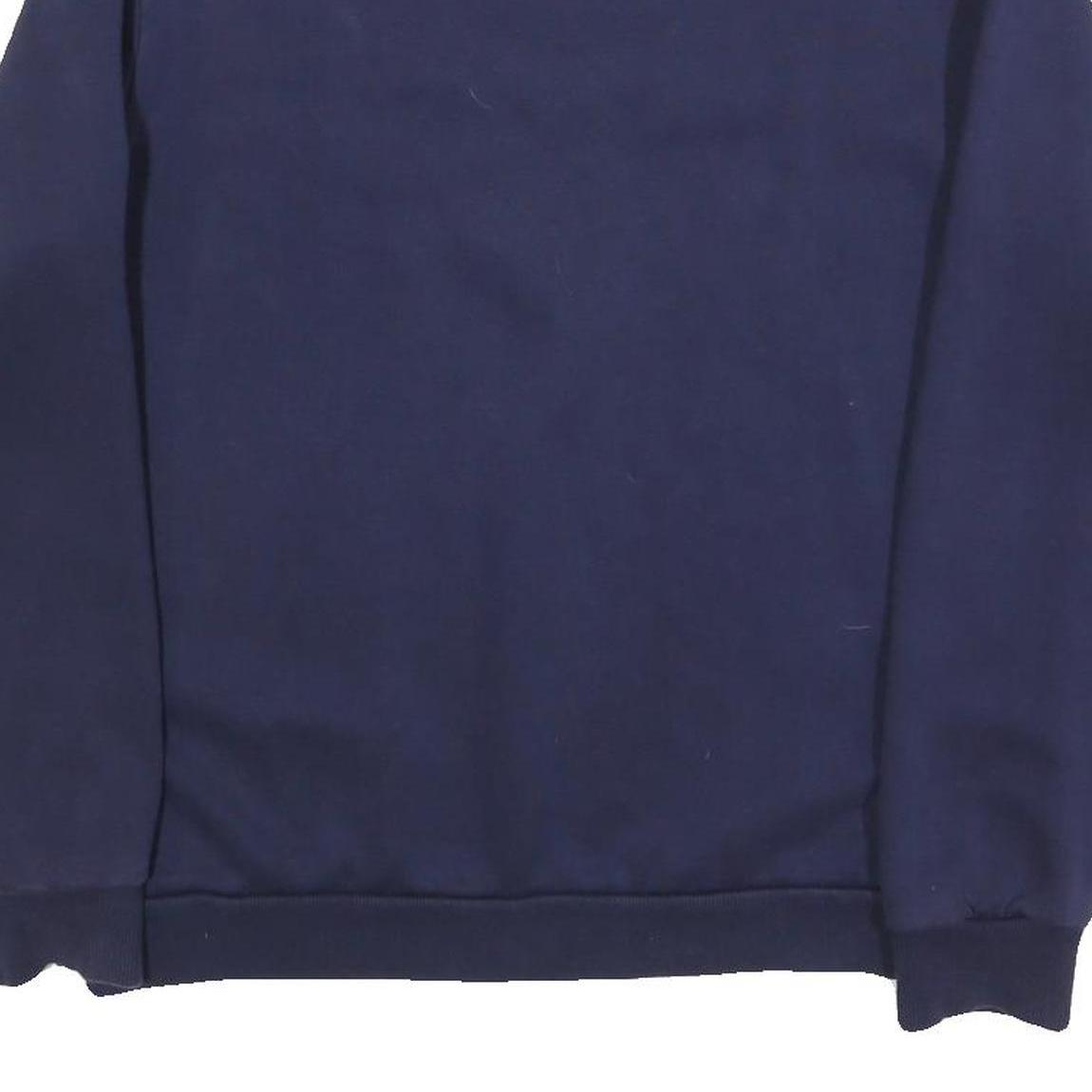 PUMA Mens Blue Navy Sweatshirt Crew Neck M Cotton Blend Pullover Sportswear