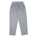 ROCHELLE Womens Cotton Blend Relaxed Blue Trousers W26 L27 Casual Zip