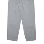 ROCHELLE Womens Cotton Blend Relaxed Blue Trousers W26 L27 Casual Zip