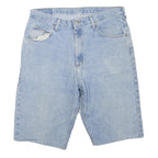 WRANGLER Mens Light Blue Denim Casual Shorts L W36 Classic Fit