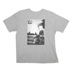 NIKE Mens Grey Graphic T-Shirt XL Short Sleeve Crew Neck Casual Cotton