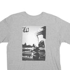NIKE Mens Grey Graphic T-Shirt XL Short Sleeve Crew Neck Casual Cotton