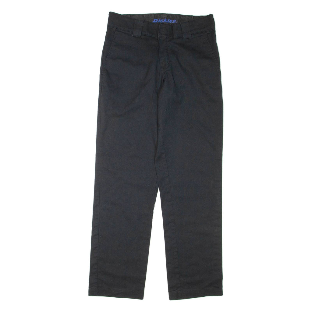 DICKIES Mens Trousers Black Regular Straight W28 L30