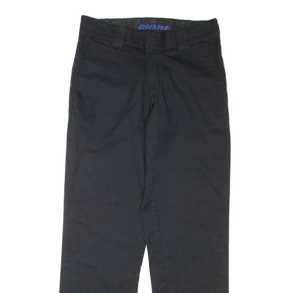 DICKIES Mens Trousers Black Regular Straight W28 L30