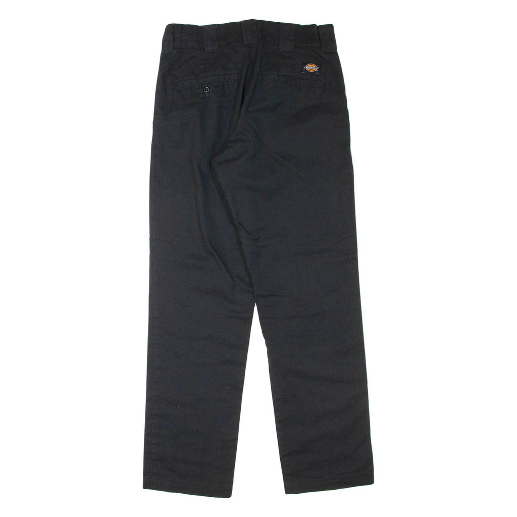 DICKIES Mens Trousers Black Regular Straight W28 L30