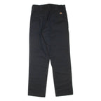 DICKIES Mens Trousers Black Regular Straight W28 L30