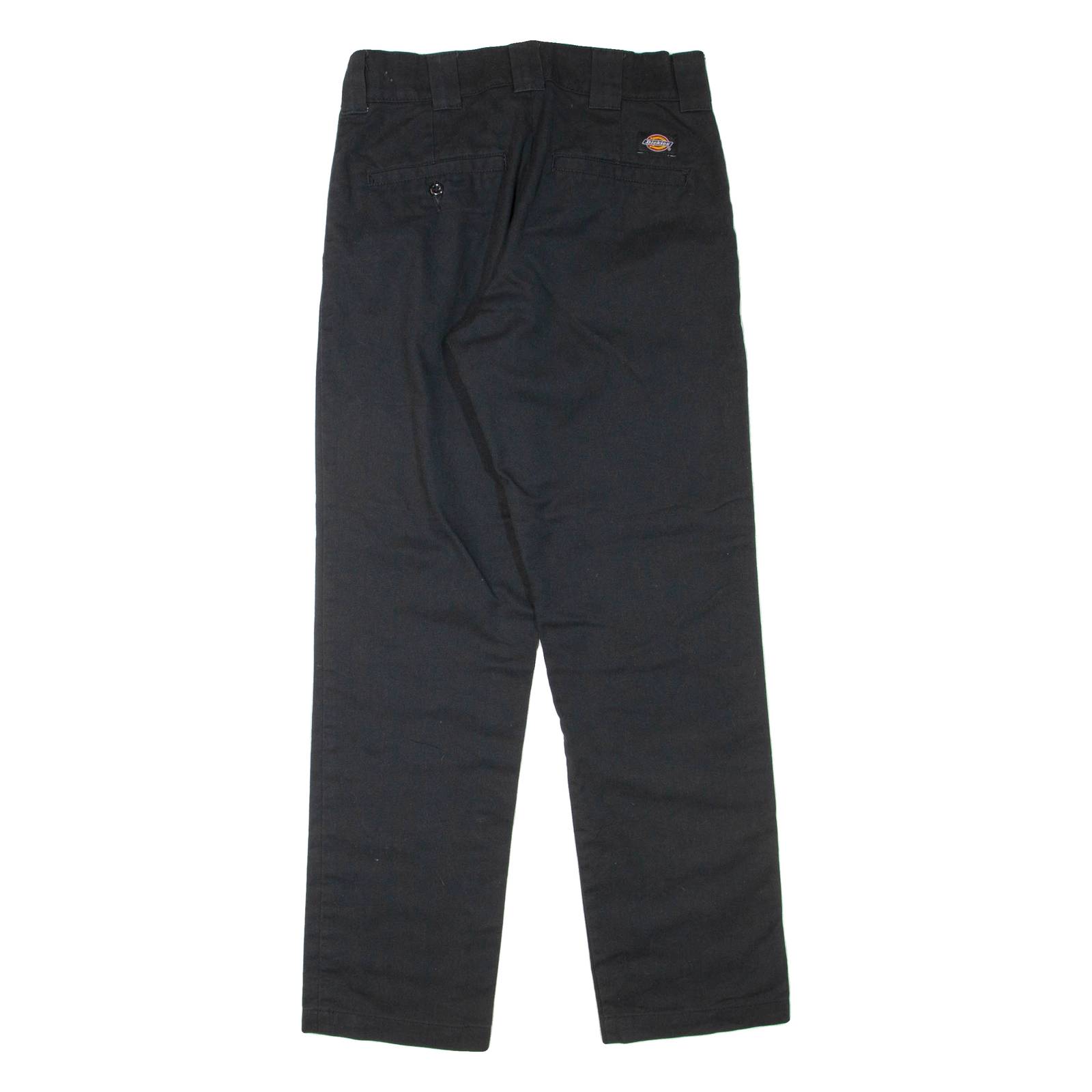 DICKIES Mens Trousers Black Regular Straight W28 L30