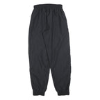 Womens Joggers Black & Purple L W30 L32 Slim Tapered Comfort Soft Waistband