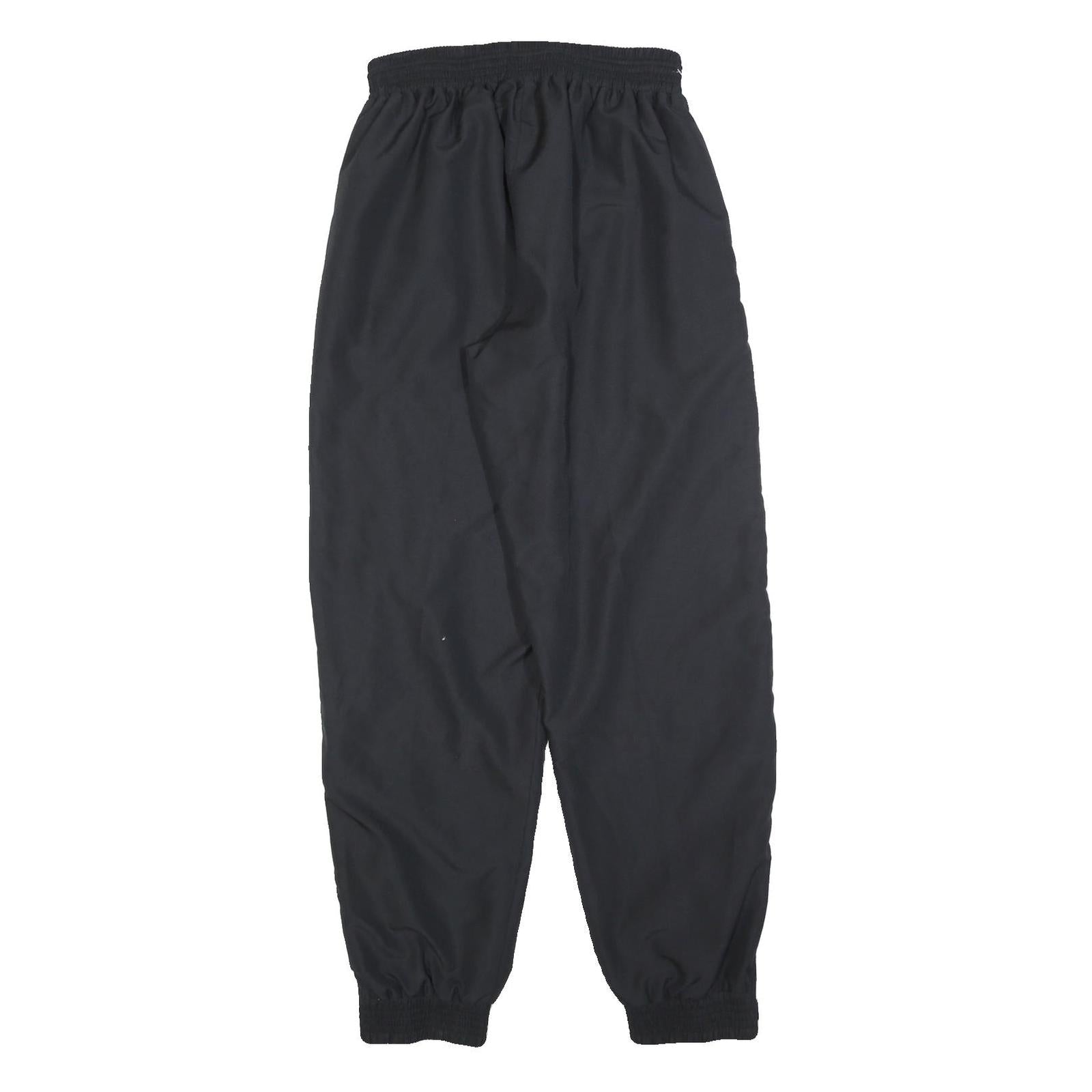 Womens Joggers Black & Purple L W30 L32 Slim Tapered Comfort Soft Waistband