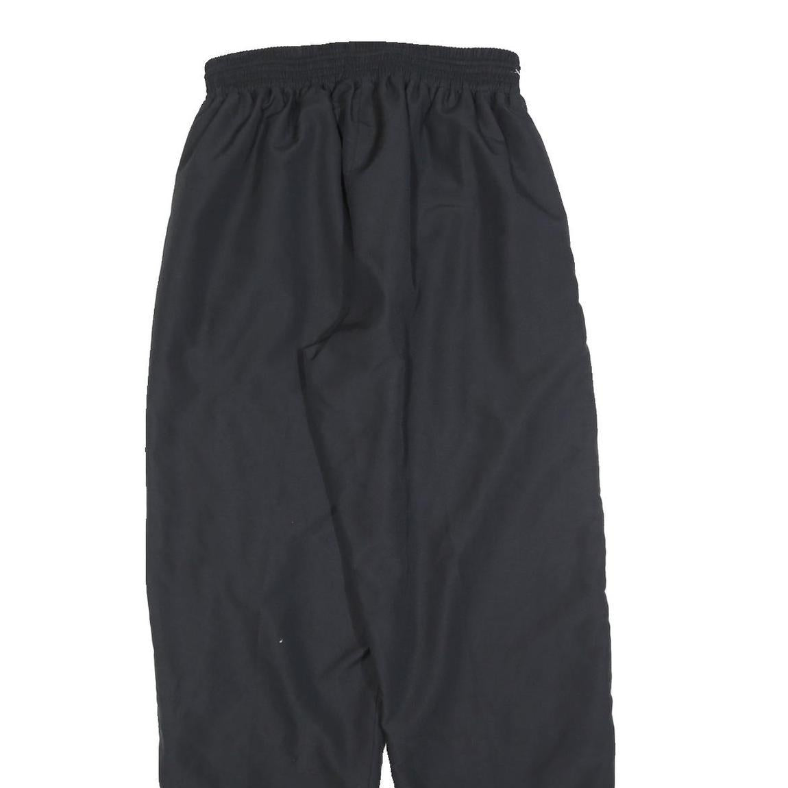 Womens Joggers Black & Purple L W30 L32 Slim Tapered Comfort Soft Waistband