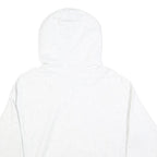 CHAMPION REVERSE WEAVE Womens White Hoodie L Cotton Blend Pullover Sweatshirt