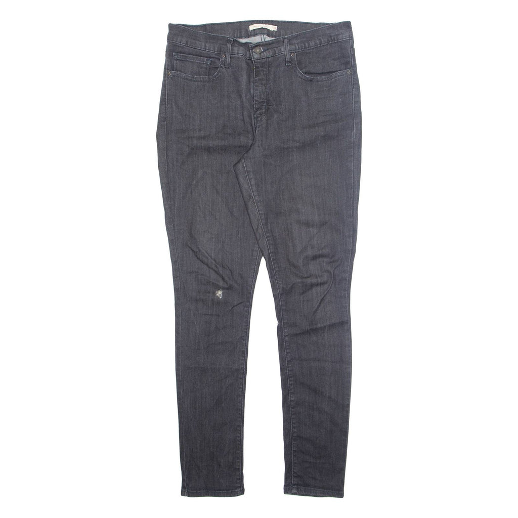 LEVI'S Womens Jeans Grey Regular Tapered W33 L32