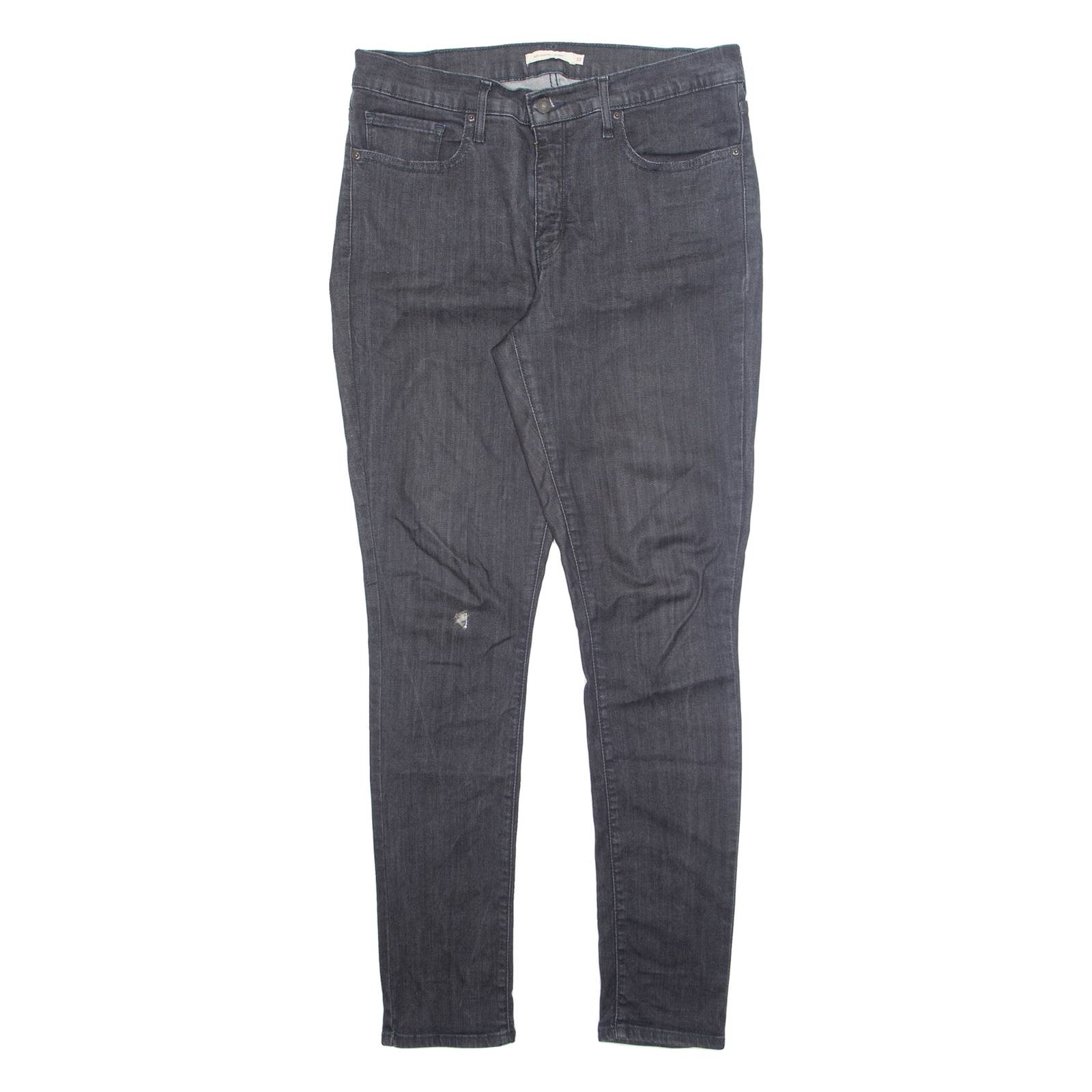 LEVI'S Womens Jeans Grey Regular Tapered W33 L32