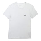 BOSS HUGO BOSS Mens White S T-Shirt Short Sleeve Crew Neck Logo