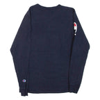 CHAMPION Mens T-Shirt Blue Long Sleeve S