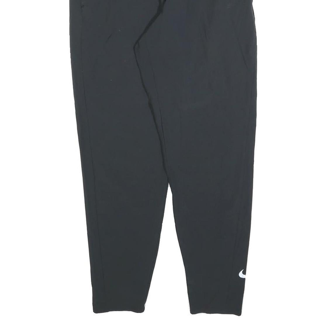 NIKE Mens Joggers Black S W26 L28 Slim Tapered Polyester Blend Sportswear