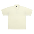 NIKE Mens Cream Short Sleeve Plain Polo Shirt XL Casual Cotton Blend