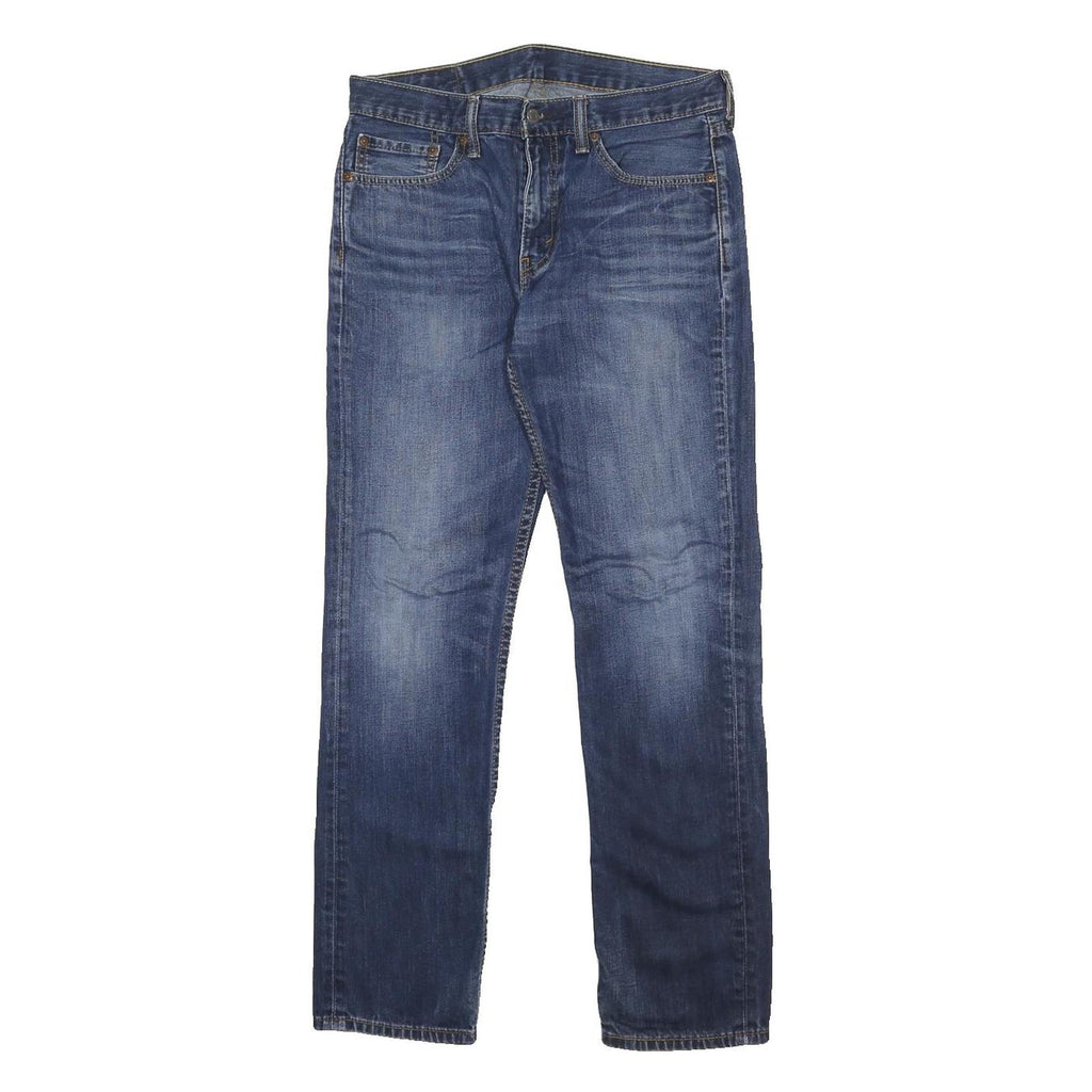 LEVI'S 511 Mens Slim Blue Denim Medium W33 L32 Slim Fit Zip Jeans