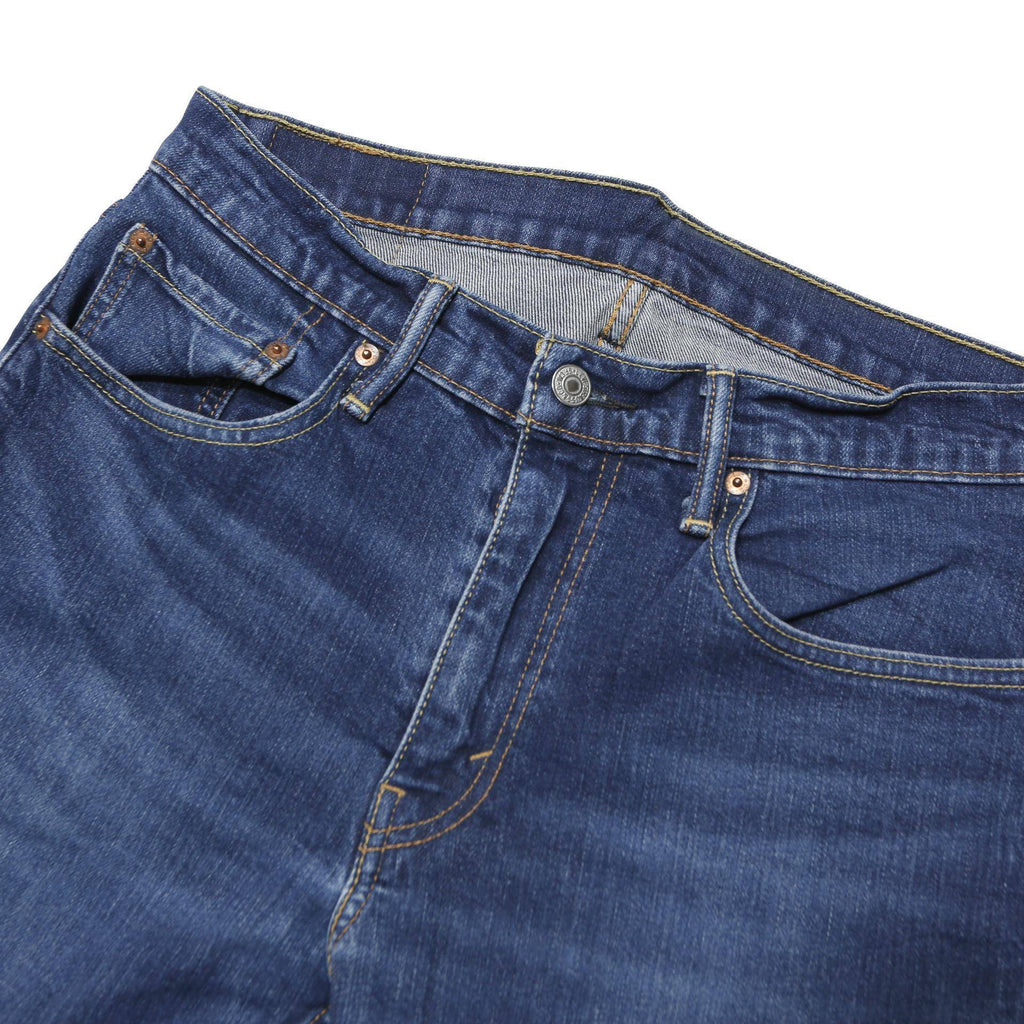 LEVI'S 502 Mens Jeans Blue Regular Straight Denim Medium W32 L32 Zip Cotton