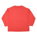 WINDSURFING Mens Red Cotton Blend Crew Neck M Sweatshirt Gstaad Saanenland Print