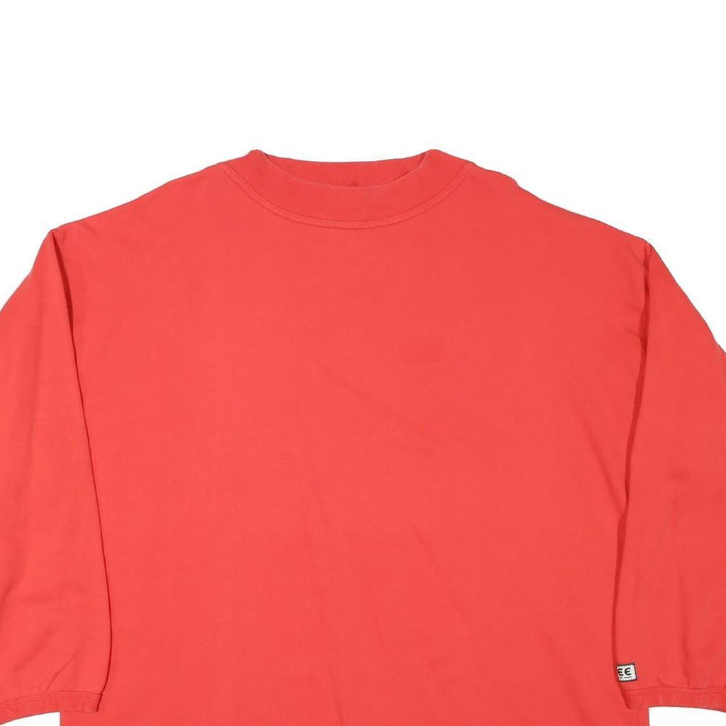 WINDSURFING Mens Red Cotton Blend Crew Neck M Sweatshirt Gstaad Saanenland Print