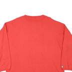 WINDSURFING Mens Red Cotton Blend Crew Neck M Sweatshirt Gstaad Saanenland Print