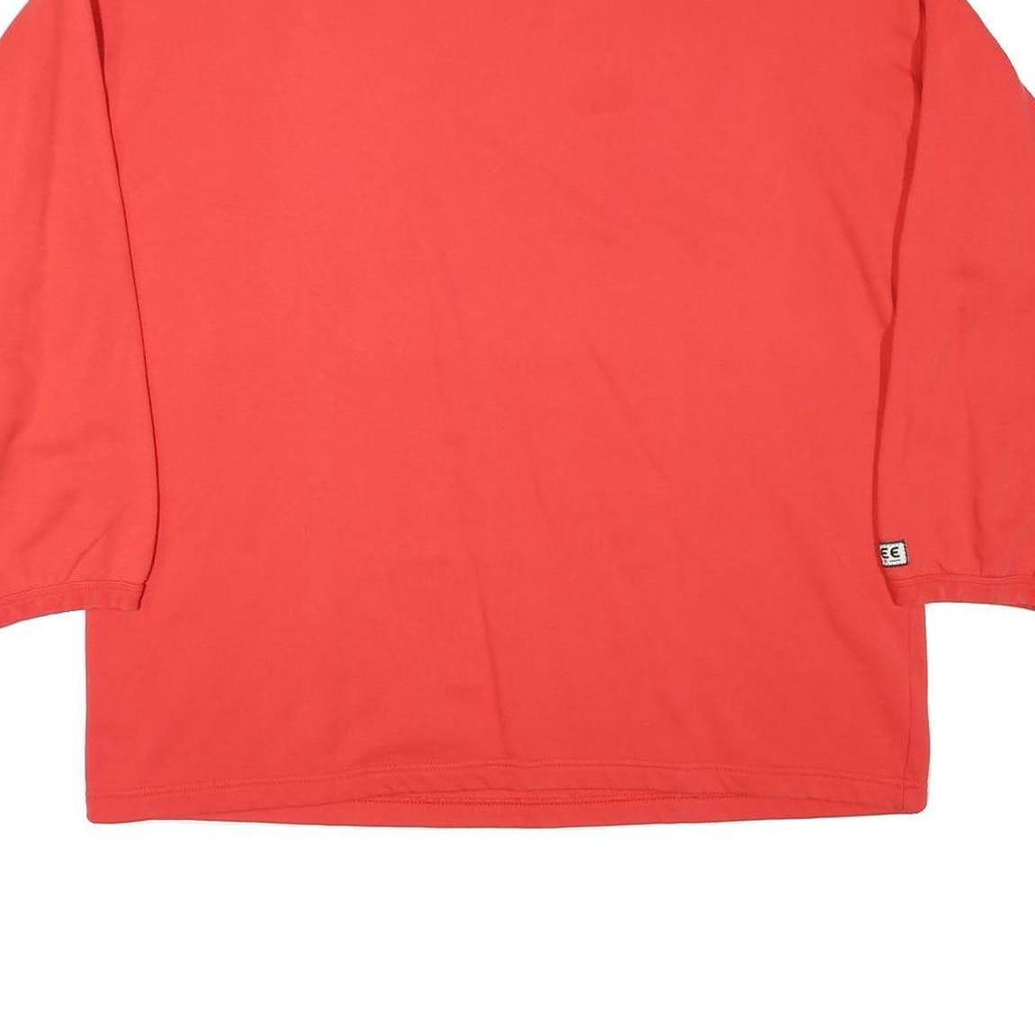 WINDSURFING Mens Red Cotton Blend Crew Neck M Sweatshirt Gstaad Saanenland Print