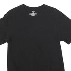 CALVIN KLEIN Mens Black S Short Sleeve Crew Neck Cotton Blend T-Shirt