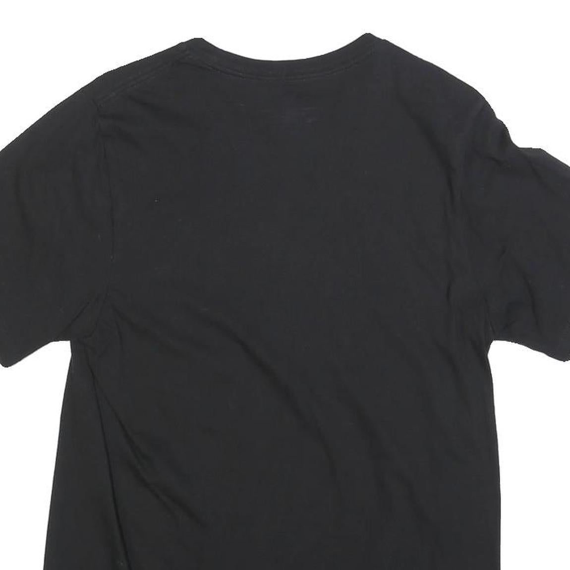 CALVIN KLEIN Mens Black S Short Sleeve Crew Neck Cotton Blend T-Shirt