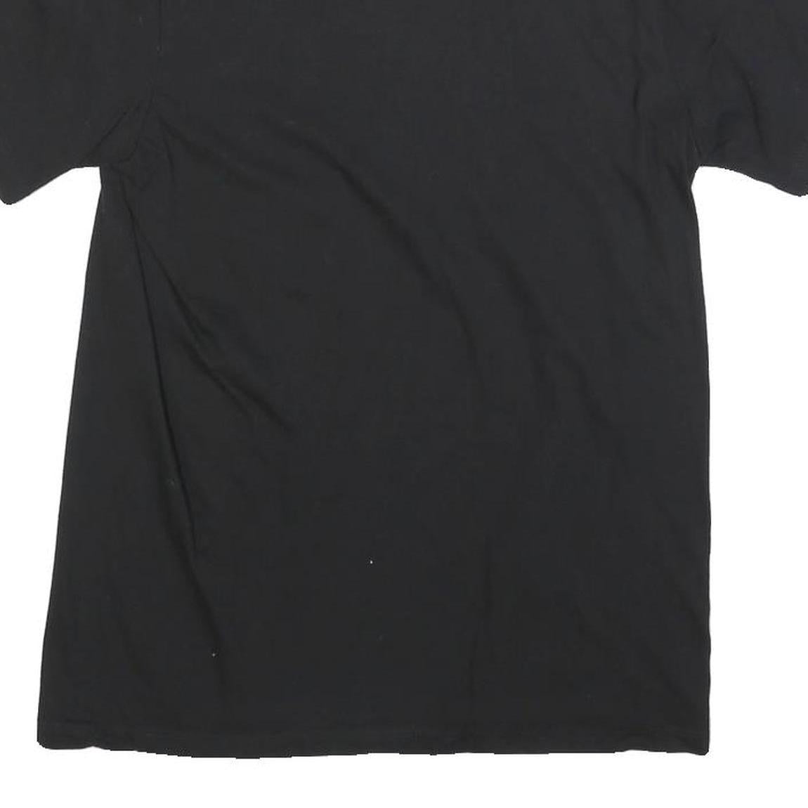 CALVIN KLEIN Mens Black S Short Sleeve Crew Neck Cotton Blend T-Shirt