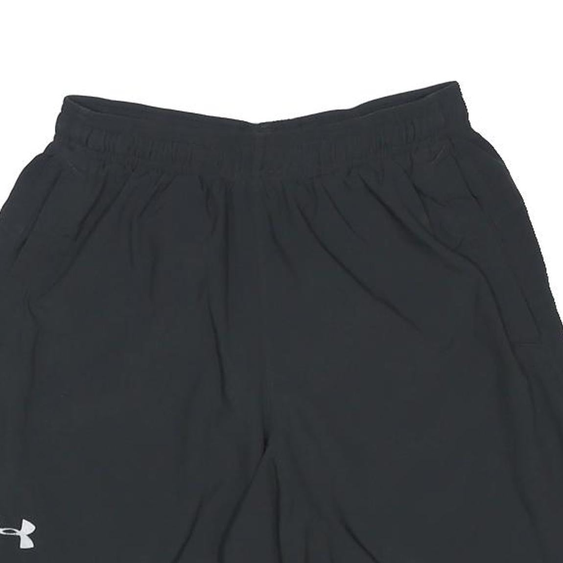 UNDER ARMOUR Mens Black Casual Shorts S W25 Comfortable Polyester Blend Gymwear