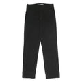 CARHARTT Mens Black Cotton Blend Woven Straight Trousers Relaxed Fit W30 L32