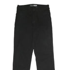 CARHARTT Mens Black Cotton Blend Woven Straight Trousers Relaxed Fit W30 L32