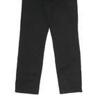 CARHARTT Mens Black Cotton Blend Woven Straight Trousers Relaxed Fit W30 L32