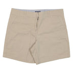 TOMMY HILFIGER Womens Casual Shorts Beige L W34