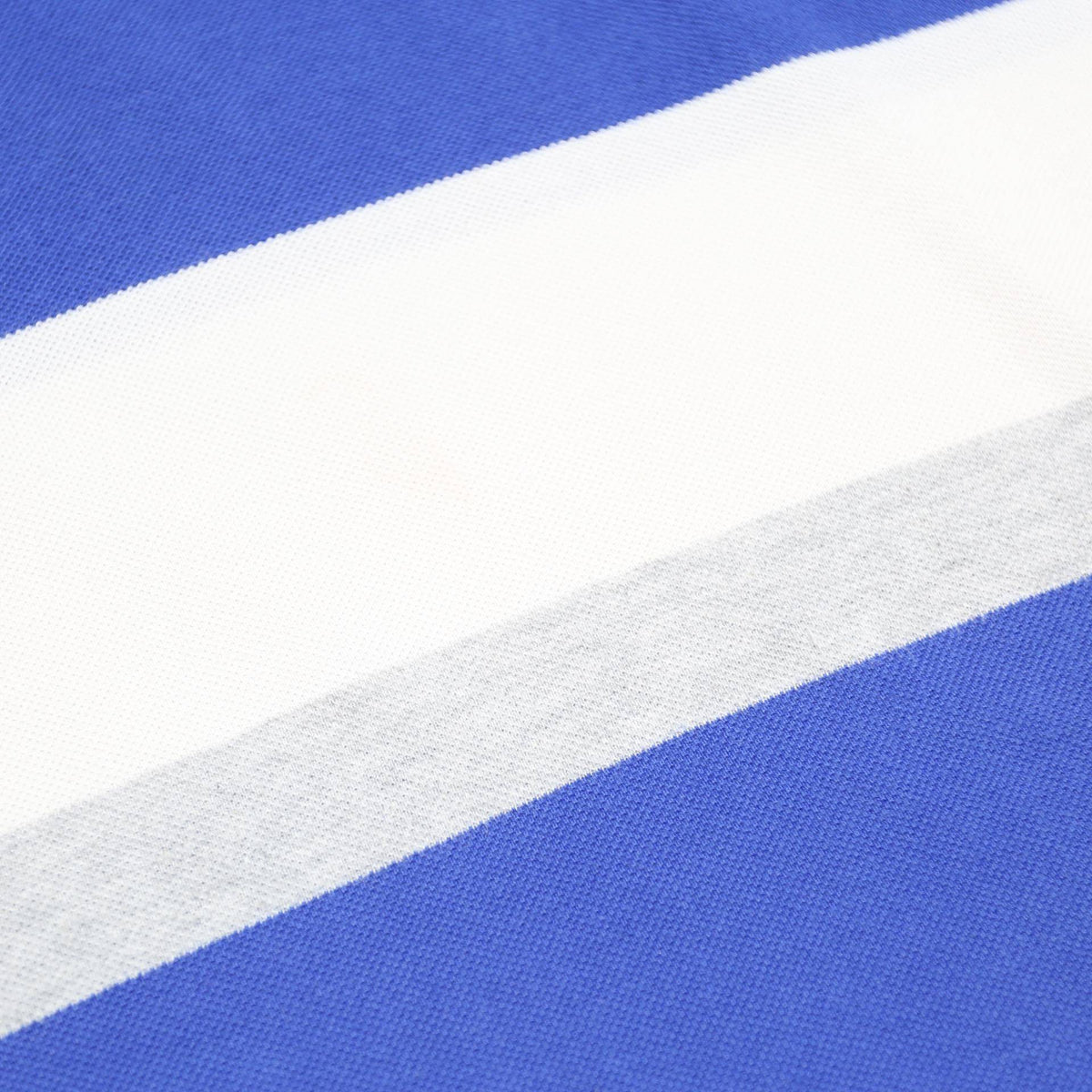 KAPPA Mens Blue White Grey Striped Short Sleeve Polo Shirt 3XL Cotton Casual
