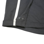 ADIDAS Mens Black & White McNally Athletics Track Jacket L Polyester Blend Zip