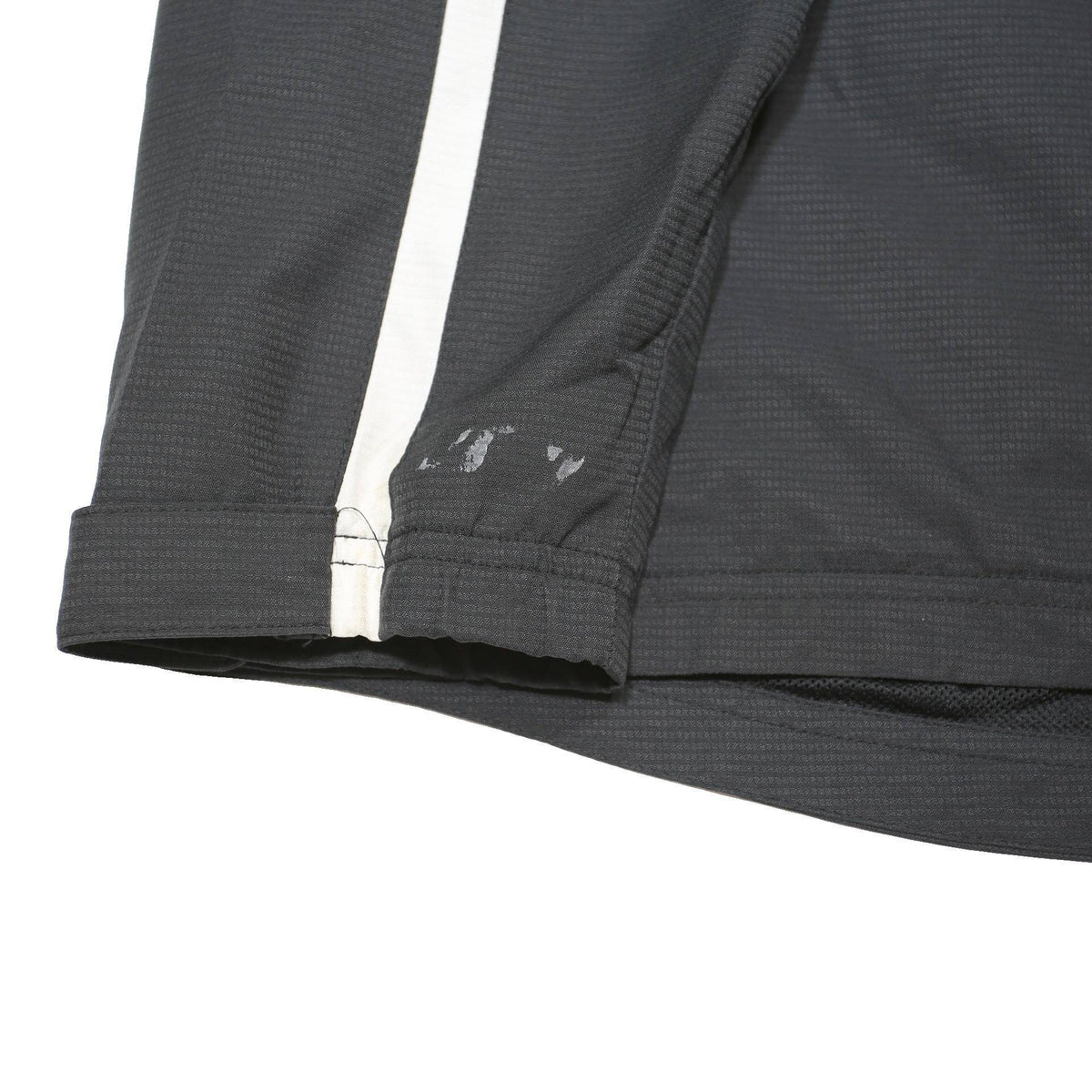 ADIDAS Mens Black & White McNally Athletics Track Jacket L Polyester Blend Zip