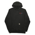 CARHARTT Mens Black WECO Hoodie L Cotton Blend Workwear Casual Pullover