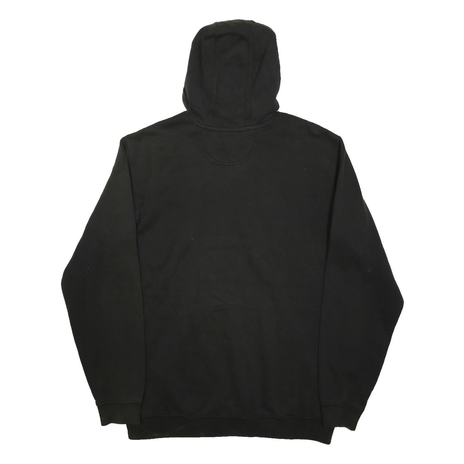 CARHARTT Mens Black WECO Hoodie L Cotton Blend Workwear Casual Pullover