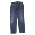 NAUTICA Womens Regular Fit Blue Denim Jeans W30 L30 Cotton Blend Zip Pockets