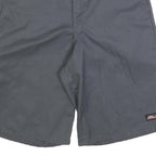 DICKIES Mens Shorts Grey Casual M W31 Cotton Blend Workwear Classic Fit