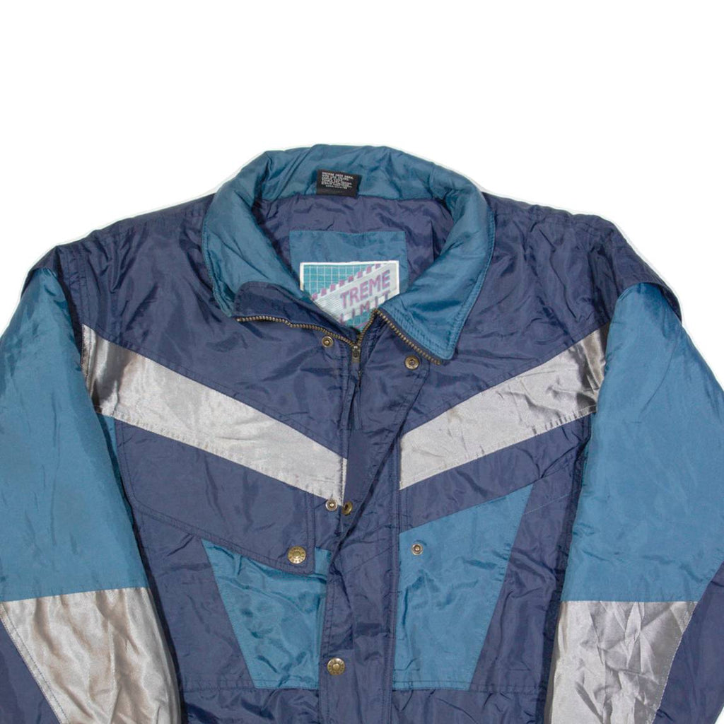 EXTREME LIMIT Mens Jacket Blue Colourblock M