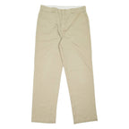 DICKIES Workwear Mens Trousers Beige Regular Straight W35 L33