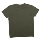 PUMA Womens Green Graphic T-Shirt L Short Sleeve Crew Neck Cotton Blend