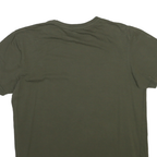 PUMA Womens Green Graphic T-Shirt L Short Sleeve Crew Neck Cotton Blend