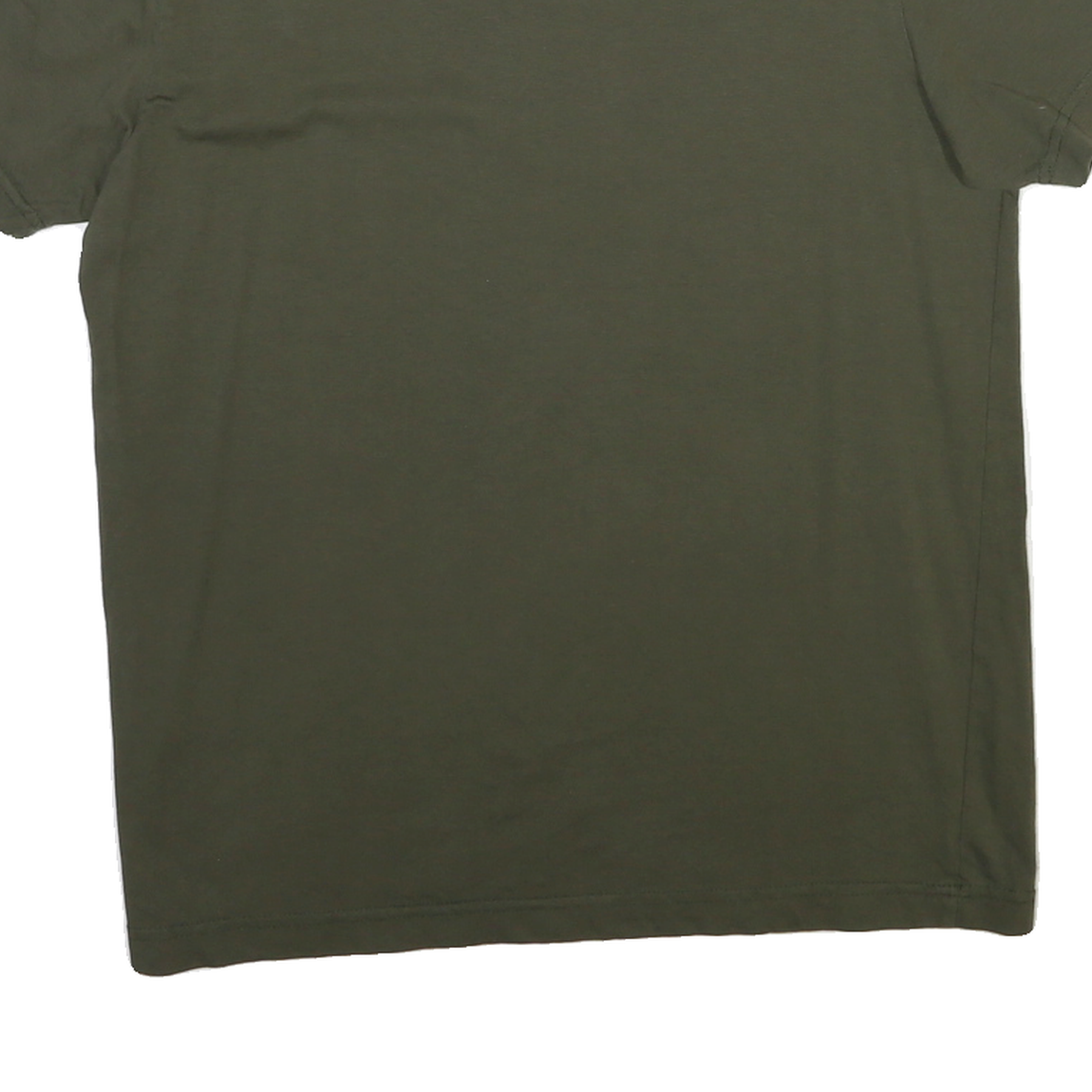 PUMA Womens Green Graphic T-Shirt L Short Sleeve Crew Neck Cotton Blend